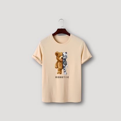 Robotic Teddy Bear Graphic Tees Shirts