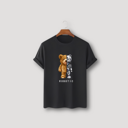 Robotic Teddy Bear Graphic Tees Shirts