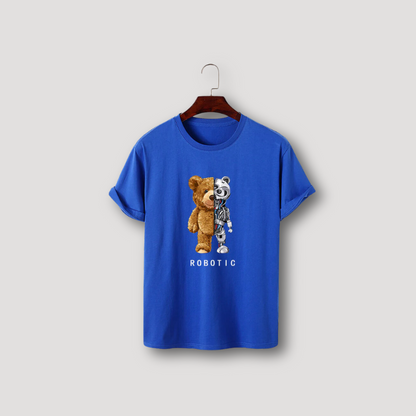 Robotic Teddy Bear Graphic Tees Shirts