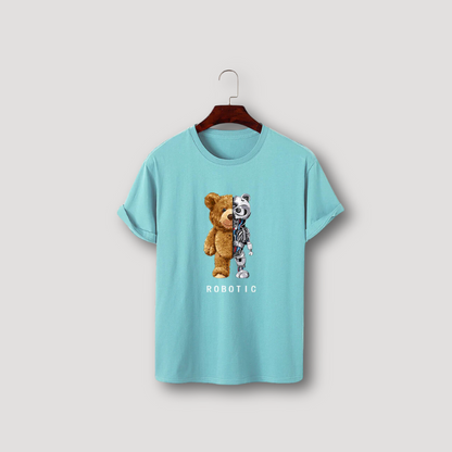 Robotic Teddy Bear Graphic Tees Shirts