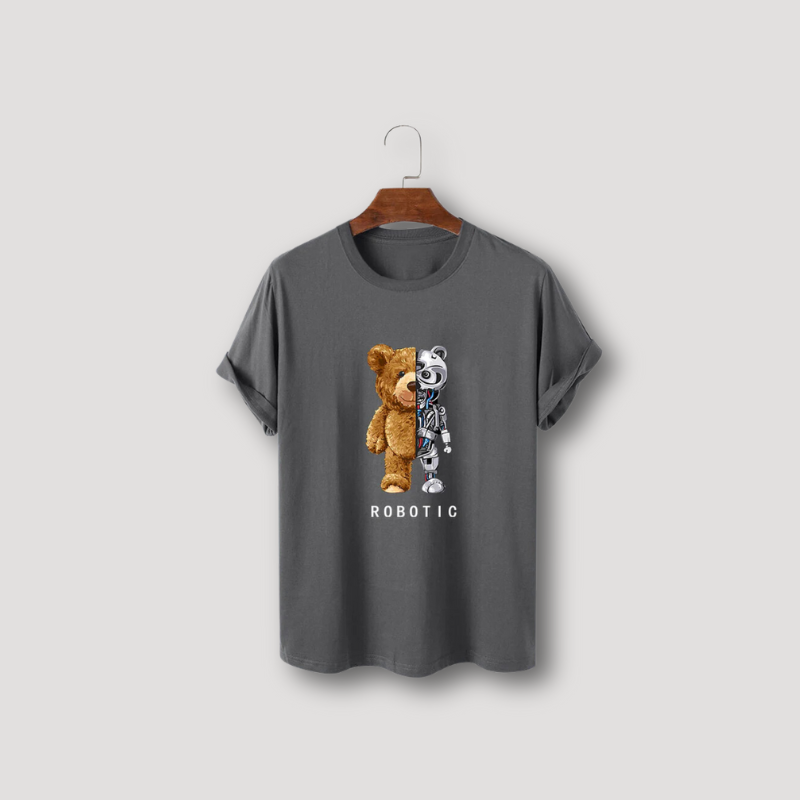 Robotic Teddy Bear Graphic Tees Shirts