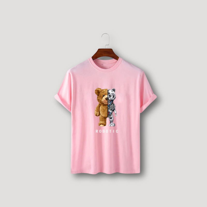 Robotic Teddy Bear Graphic Tees Shirts