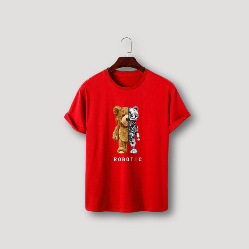 Robotic Teddy Bear Graphic Tees Shirts