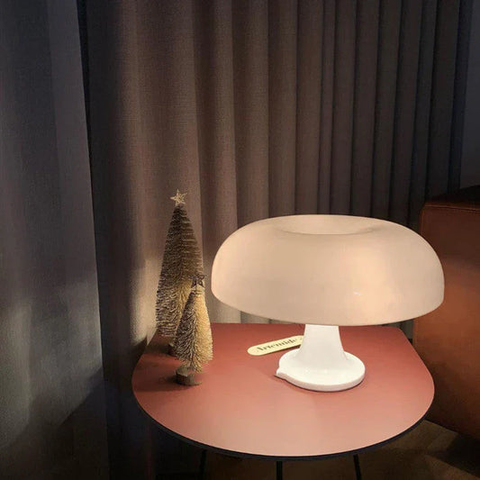 Bedside Mushroom Design Lamp - Lucente Retro - Warming Light