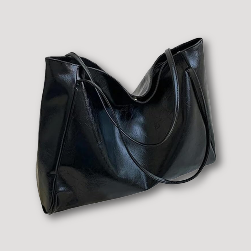 Shiny Leather Shoulder Tote Bag Australia