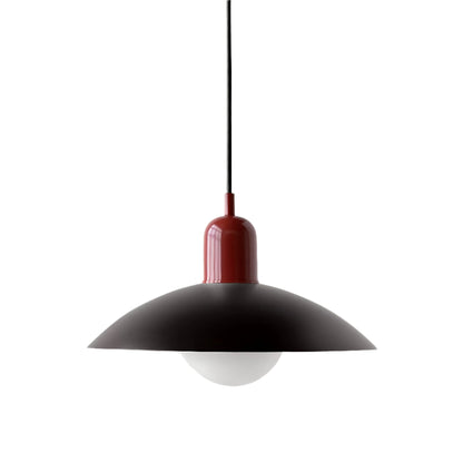 Nordic Modern Macaron Bauhaus Pendant Lamp – Minimalist Iron LED Hanging Light