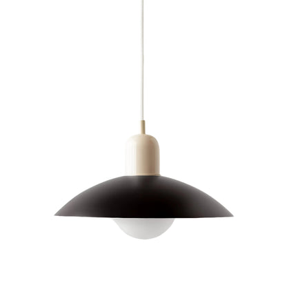 Nordic Modern Macaron Bauhaus Pendant Lamp – Minimalist Iron LED Hanging Light