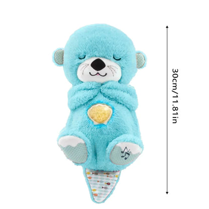 Breathing Otter Teddy Bear Toy - Portable Sound - Soothing Melodies