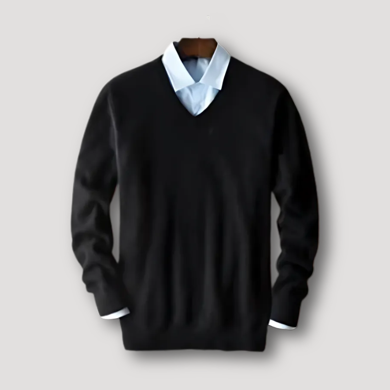 Business Casual Tailored Fit Sweaters for Men Cashmere