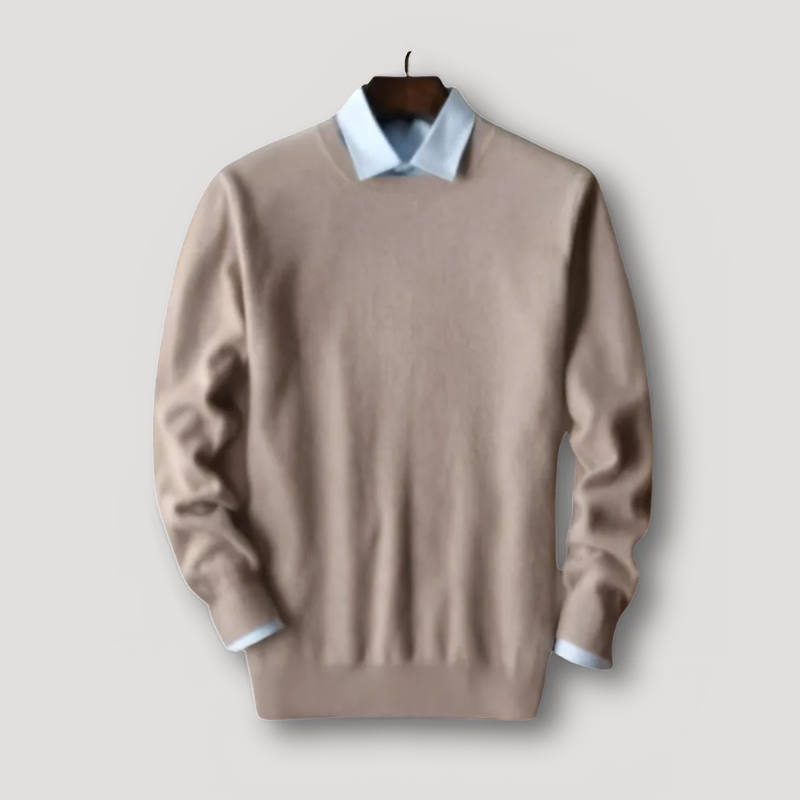 Business Casual Tailored Fit Sweaters for Men Cashmere