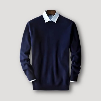 Business Casual Tailored Fit Sweaters for Men Cashmere