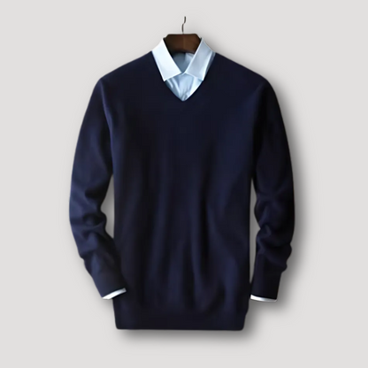 Business Casual Tailored Fit Sweaters for Men Cashmere