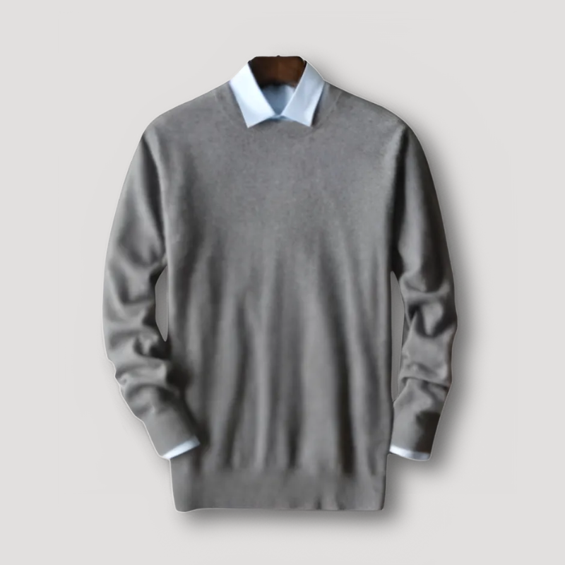 Business Casual Tailored Fit Sweaters for Men Cashmere