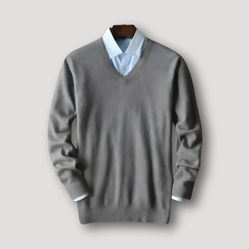 Business Casual Tailored Fit Sweaters for Men Cashmere