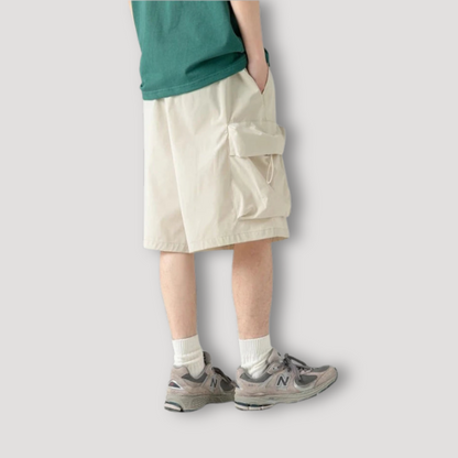 Summer Cargo Shorts Loose Wide Leg Pants
