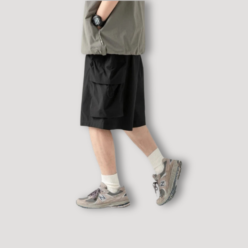 Summer Cargo Shorts Loose Wide Leg Pants