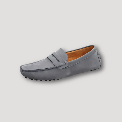 Moccasin Suede Shoes Penny Loafer Men