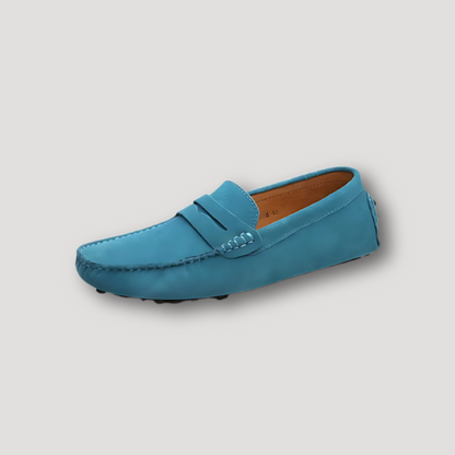 Moccasin Suede Shoes Penny Loafer Men