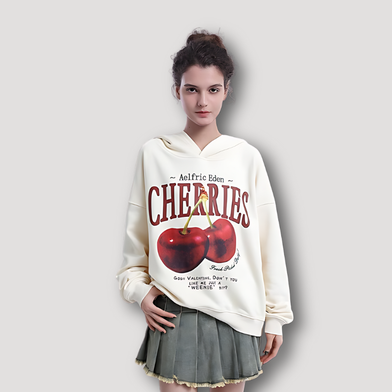 Cherries Hooded Sweatshirt Hoodies in Australia