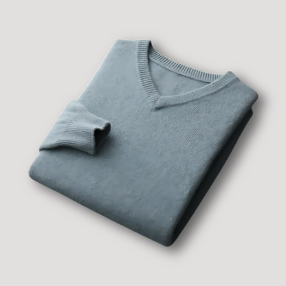 Casual V Neck Sweater for Men