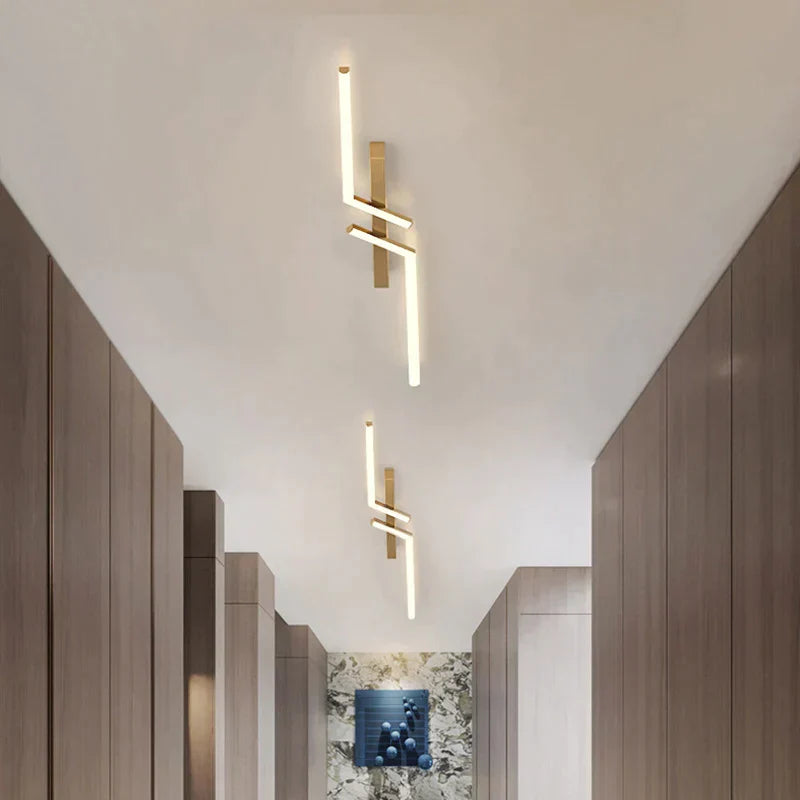 Clear Lines Ceiling Light - Elegant Design - Led Lamp
