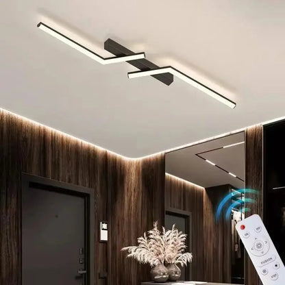 Clear Lines Ceiling Light - Elegant Design - Led Lamp