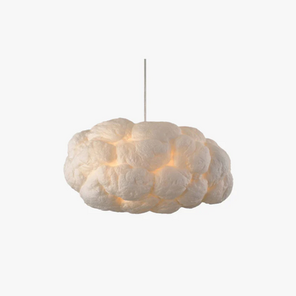 Cloud LED Pendant Light - Hanging - Silk Fabric - Eco Friendly