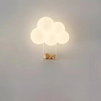 Cloud Style Wall Light - Led Power Source - Iron Material