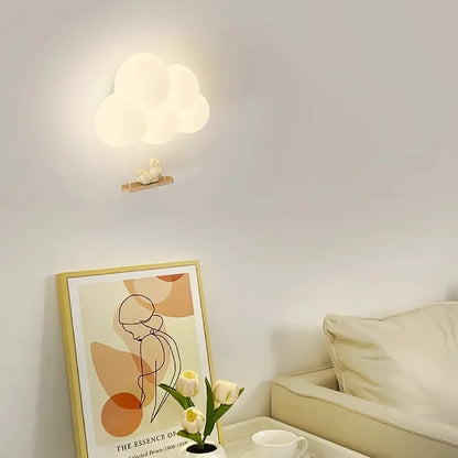 Cloud Style Wall Light - Led Power Source - Iron Material