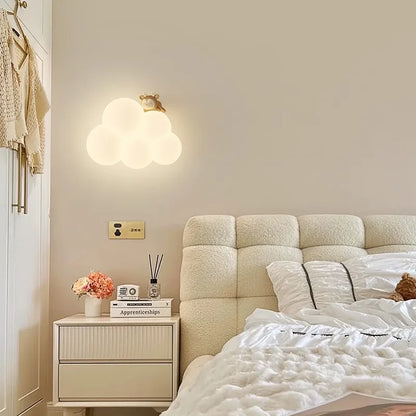 Cloud Style Wall Light - Led Power Source - Iron Material