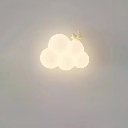 Cloud Style Wall Light - Led Power Source - Iron Material