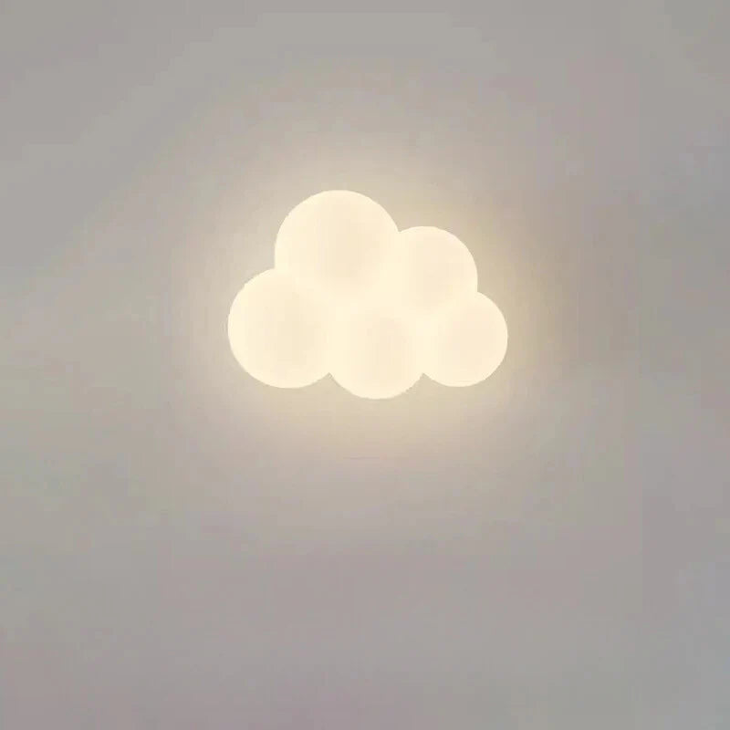 Cloud Style Wall Light - Led Power Source - Iron Material