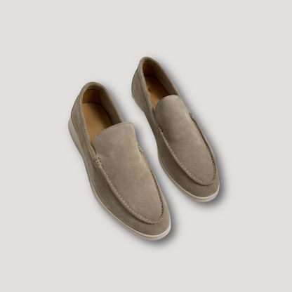 Casual Slip On Solid Color Suede Loafers Men