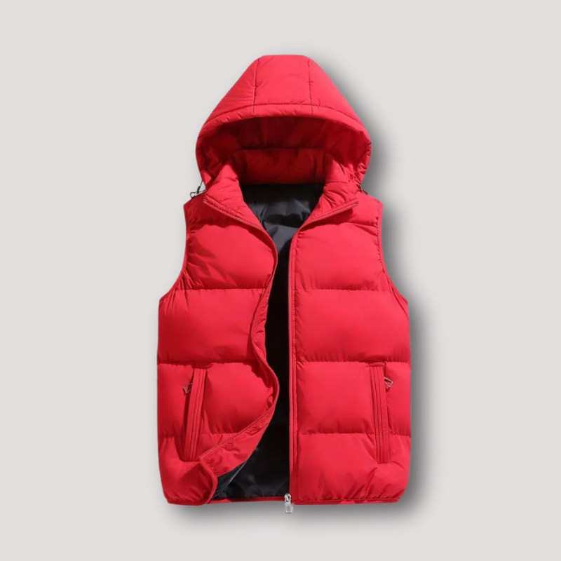 Sleeveless Quilted Hooded Bodywarmer Vest Puffer Jacket Sydneymode
