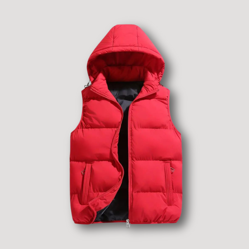 Sleeveless Quilted Hooded Bodywarmer Vest Puffer Jacket