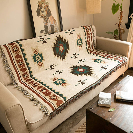 Cotton Sofa Blanket - High Quality - Woven Fabrics