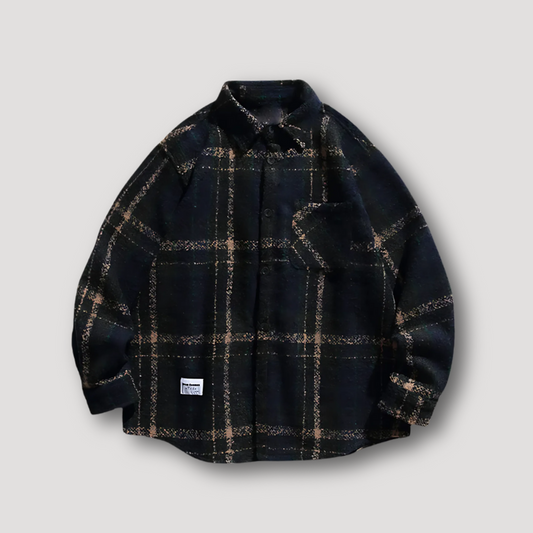 Casual Warm Plaid Jacket for Men Sale