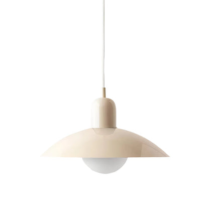 Nordic Modern Macaron Bauhaus Pendant Lamp – Minimalist Iron LED Hanging Light