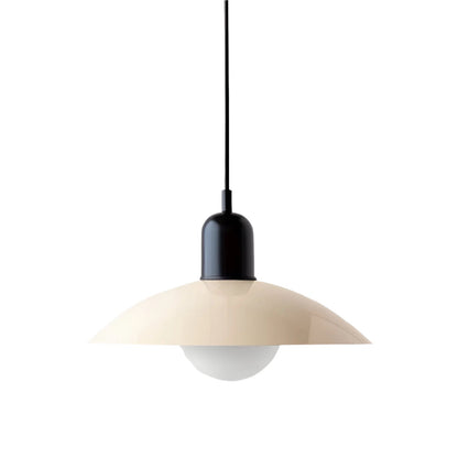 Nordic Modern Macaron Bauhaus Pendant Lamp – Minimalist Iron LED Hanging Light