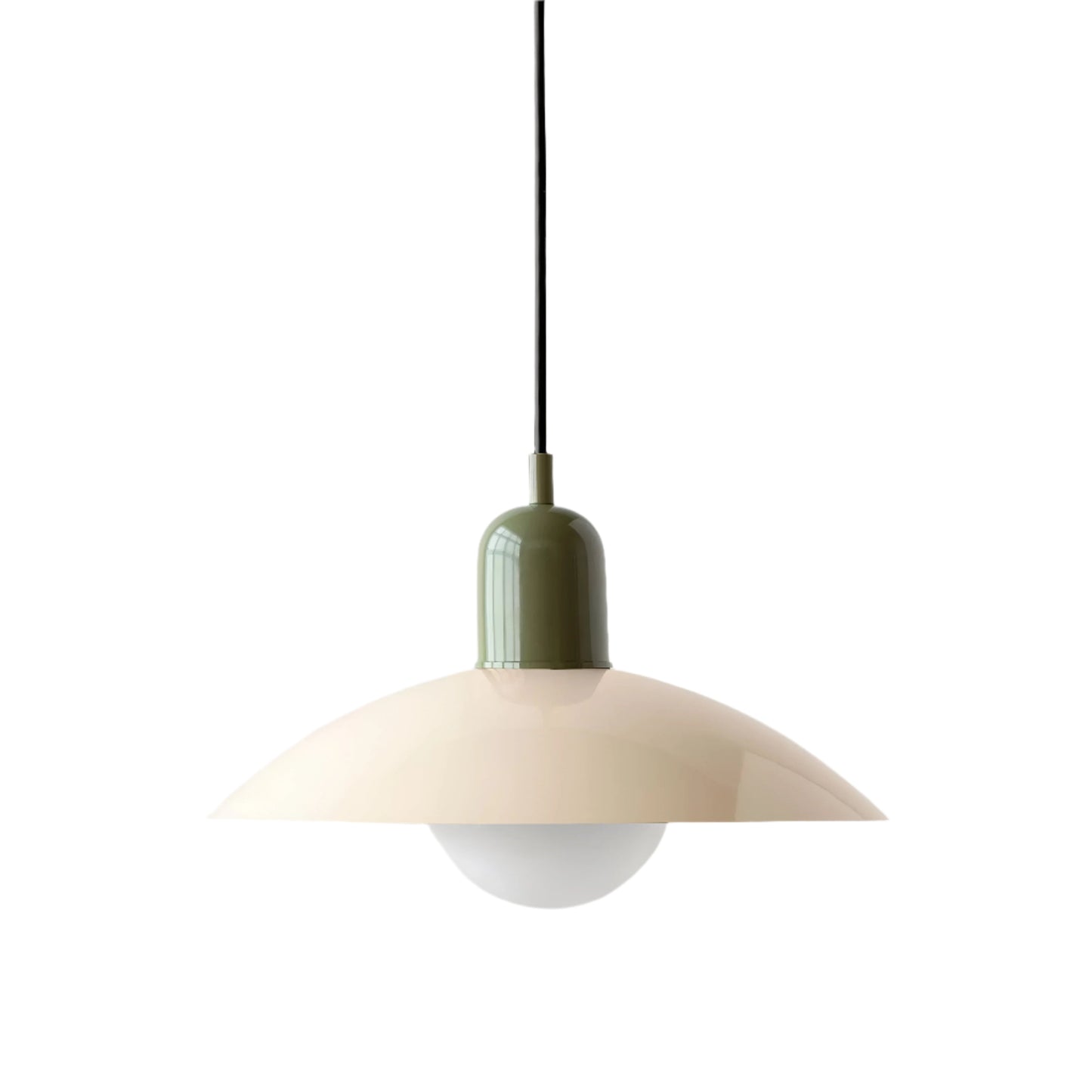 Nordic Modern Macaron Bauhaus Pendant Lamp – Minimalist Iron LED Hanging Light
