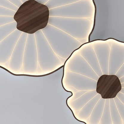 Creative Lotus Leaf Ceiling Lamp - Led Light Source - Modern Style
