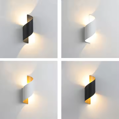 Curl Twisted Style Wall Lamp - Efficient Energy Lighting - Built-In Led