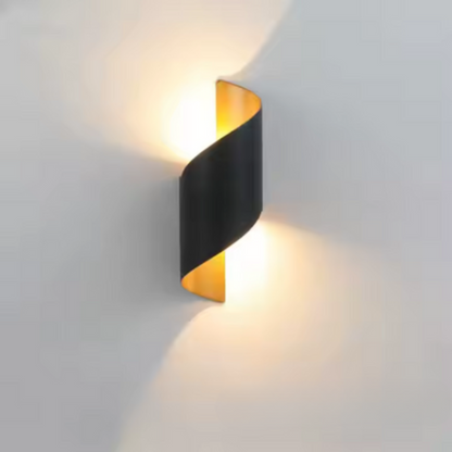 Curl Twisted Style Wall Lamp - Efficient Energy Lighting - Built-In Led