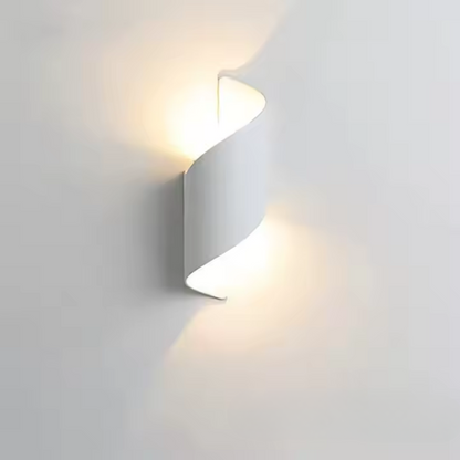 Curl Twisted Style Wall Lamp - Efficient Energy Lighting - Built-In Led