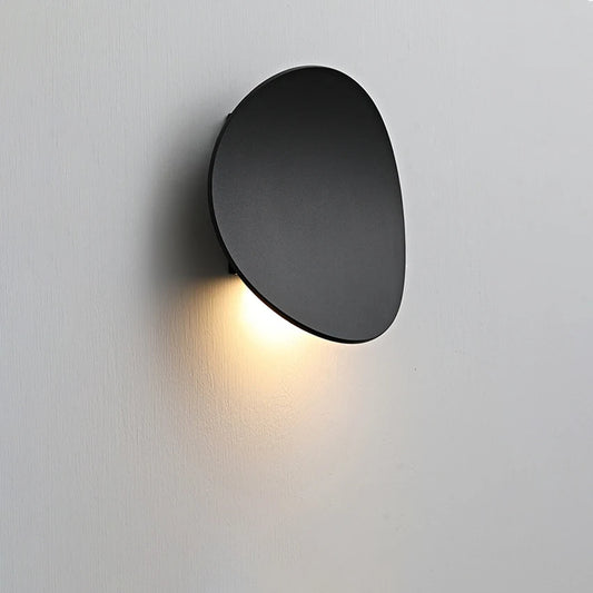 Curved Round Style Wall Light - Integrated Led - Authentic Design