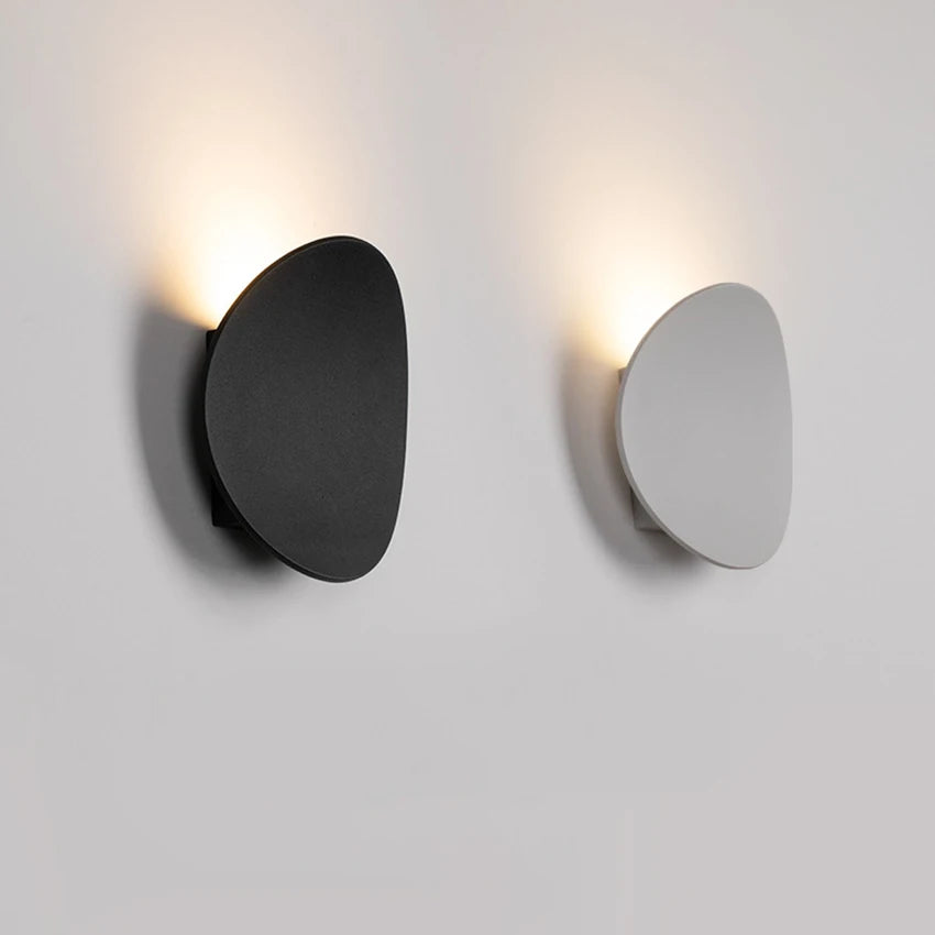 Curved Round Style Wall Light - Integrated Led - Authentic Design