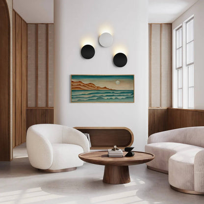 Curved Round Style Wall Light - Integrated Led - Authentic Design
