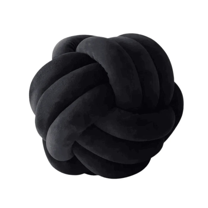 Decorative Cushion Pillow - Supportive Relaxation - Soft Knot Ball