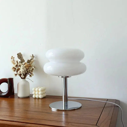 Egg Tart Design Table Lamp - Cozy Look - Luminiscent Light