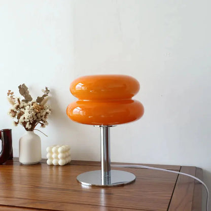 Egg Tart Design Table Lamp - Cozy Look - Luminiscent Light